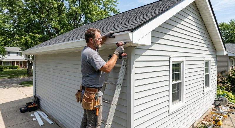 Aluminum Fascia Replacement in Alpharetta, GA